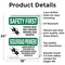 Signmission Safety Culture Sign, 18 in Width, Aluminum, Rectangle, Bilingual OS-2PACK-SF-A-1824-L-10794 - alternate 7